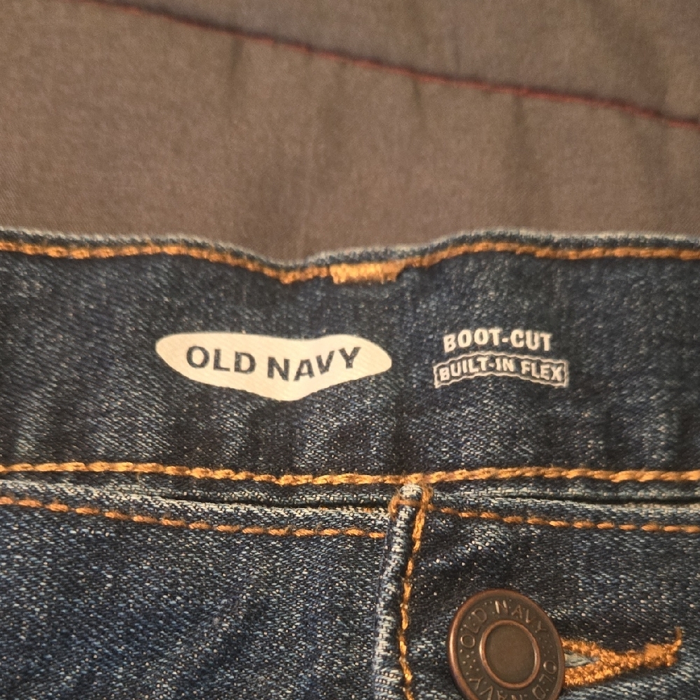 Old Navy Men's Dark Blue Bootcut Jeans